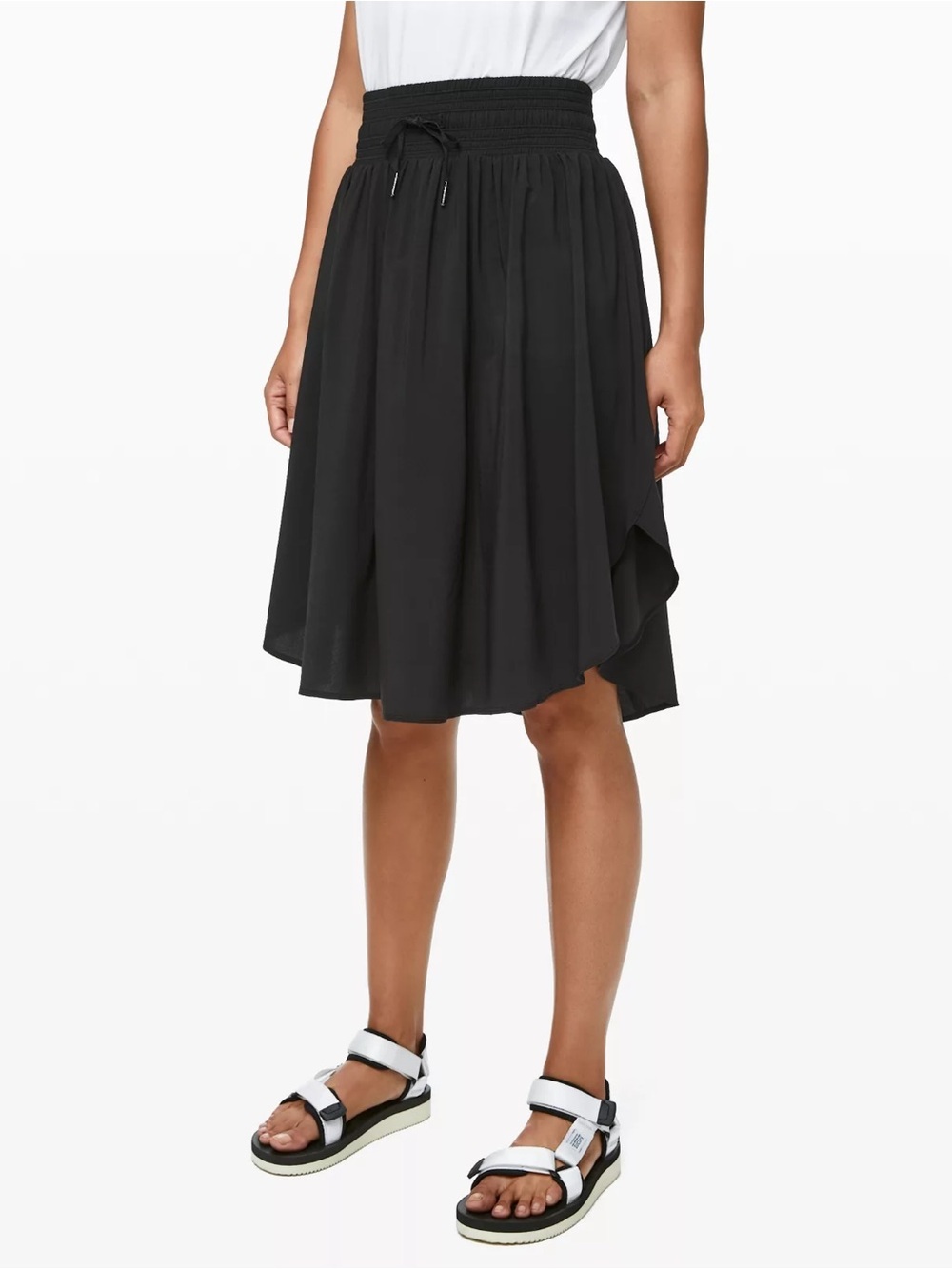 Lululemon The Everyday Skirt Asymmetrical Black size 6